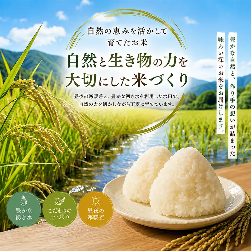 一粒田が作る上場産コシヒカリ 5kg (白米)