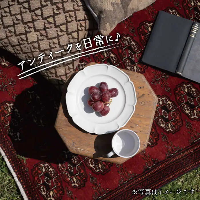 【波佐見焼】マーガレット プレート (白マット釉) 2枚セット 食器 皿 【イロドリ】 [KE34] 波佐見焼 食器