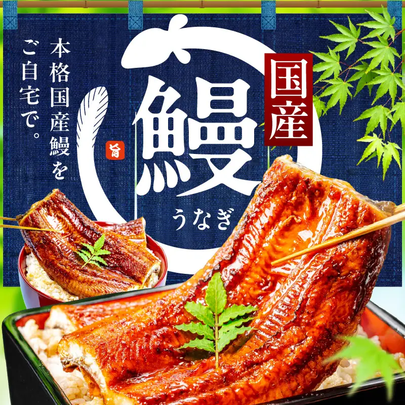 【高評価 2尾】国産うなぎ 合計250g