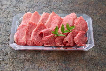 鳥取和牛 焼肉用カルビ（450g）【やまのおかげ屋】HN015-002