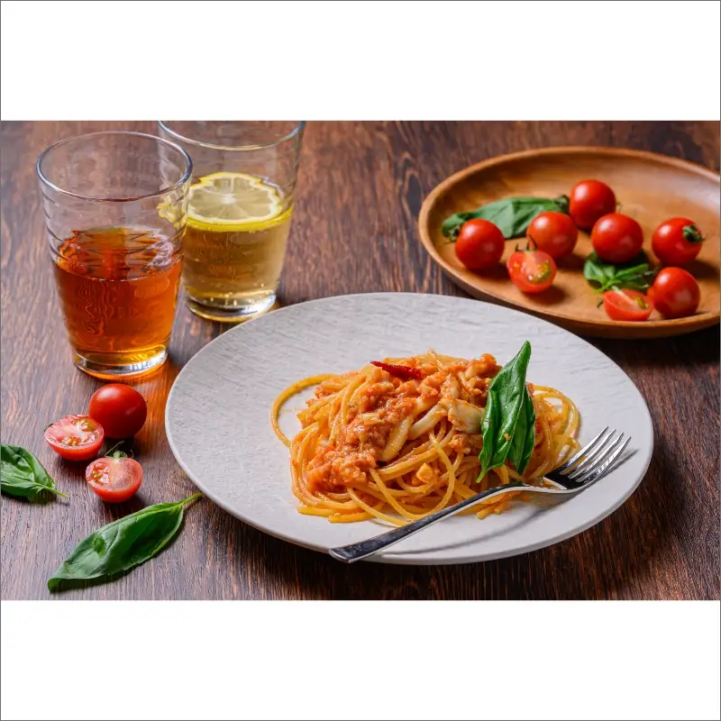 【魚介パスタソース／トマトソース】魚介魚骨スープが決め手「カニ屋が作る 海のパスタソース」 トマトソース 5袋セット ＜魚介好きのためのパスタソース＞ 真空／冷凍食品／個包装
