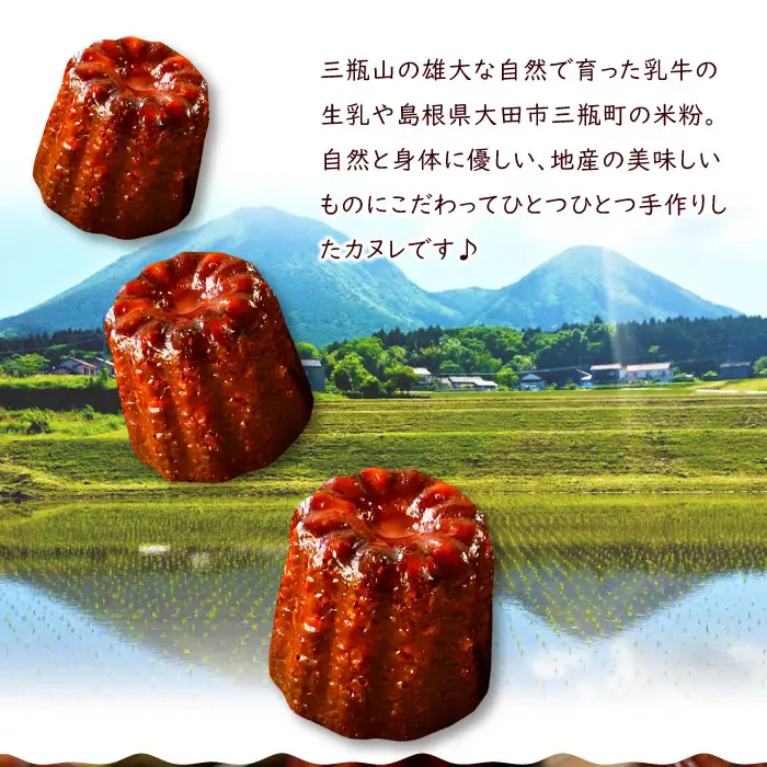 さんべの米粉カヌレ 10個［プレーン・ショコラ］【無添加 グルテンフリー 個包装 カヌレ プレーン ショコラ 母の日 ギフト】