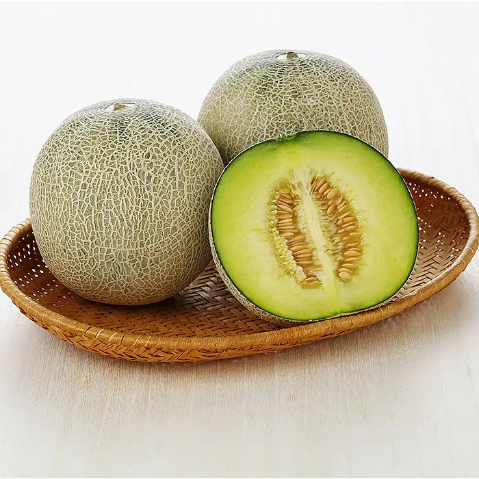 007-2 オトメメロン 秀品 2玉 約2kg 茨城県 JA水戸産