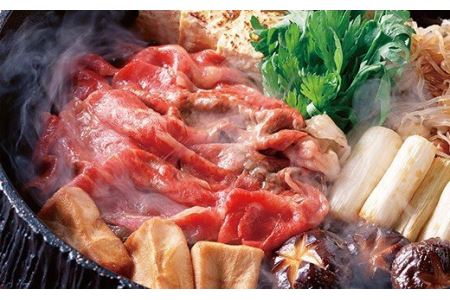 072茨城県産黒毛和牛肉　常陸牛モモスライスすき焼き用約750g【茨城県共通返礼品】