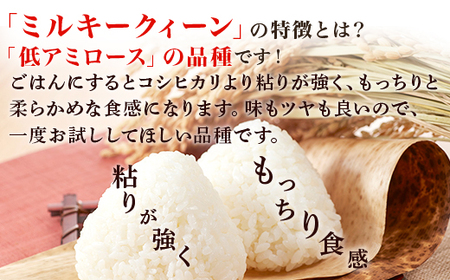 227【6ヶ月連続お届け】茨城町産ミルキークイーン10kg（5kg×2袋）【無洗米】 令和6年産
