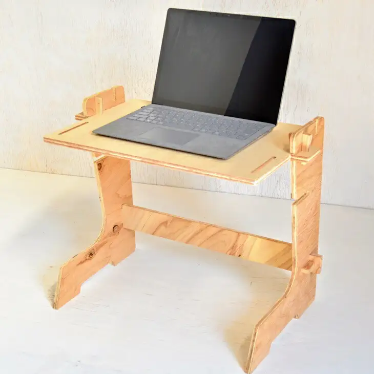 ＤＩＹを楽しみたい方向け 木製デスク WOOD STANDING DESK 【 ＤＩＹキット 】 【608】