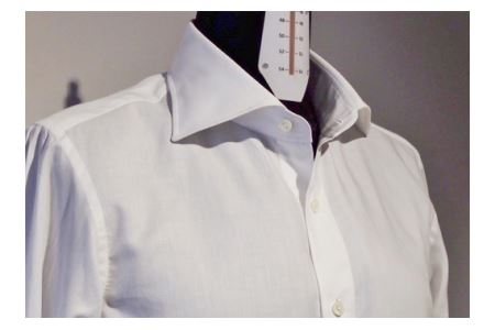 No.261 Lサイズ　140番手　cotton100％　ハンドメイドシャツ【n0261_del】
