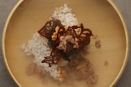 〈Miyawaka Soukatei〉お食事利用券 3000円分　[Ｍ395]　ランチ 昼食 Menu Dejeuner お昼のコース 1名様 コース料理 フランス料理 季節の食材 野菜 旬 地産地消
