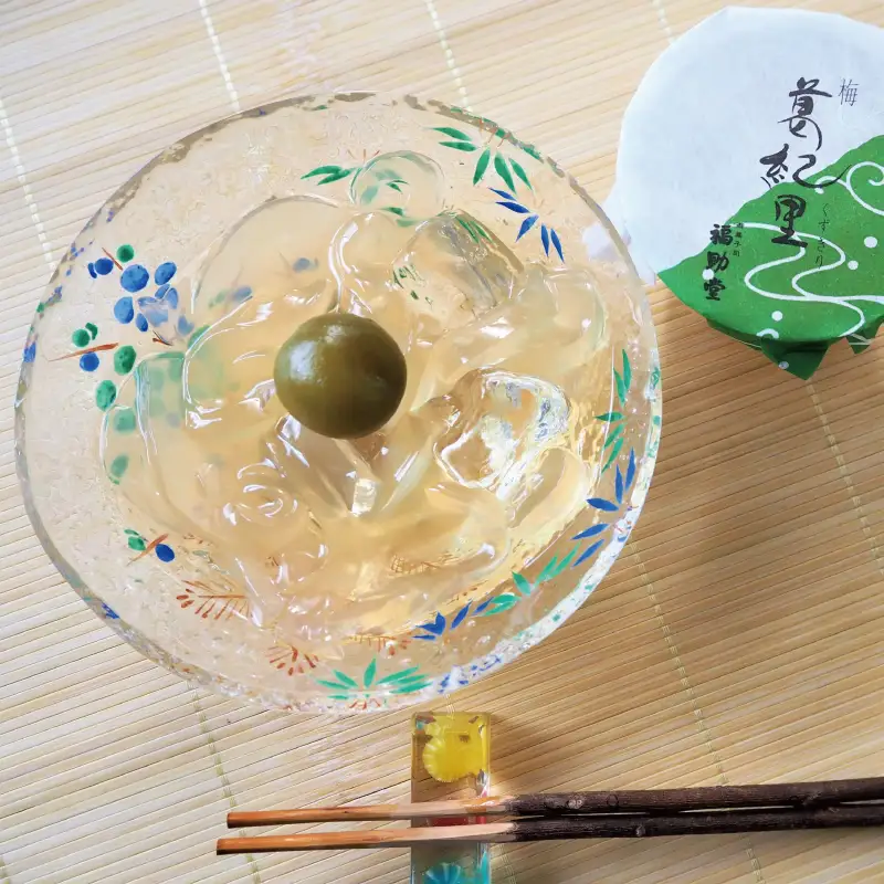 梅葛紀里 6個入 夏季限定！梅もそのまま食べれます / 夏の風物詩 葛切り くずきり 和菓子【fks114B】