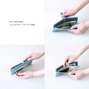 豊岡財布 lim スマートロングウォレット（NU64-101）ブルー