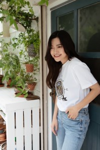 1.4-9-8 南アルプス市マンホールＴシャツ（白） ※Ｓサイズ ALPBR002-S