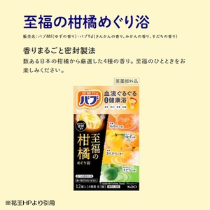 SC0525　花王バブ 至福の柑橘めぐり浴 12錠入×12箱