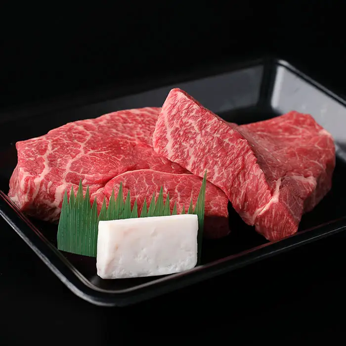 厳選 A5-A4 山形牛 メス牛 赤身ステーキ 450g(約150g×3枚) FY22-259