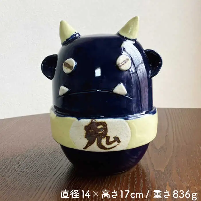 【美濃焼】青鬼置物【みつはし窯 たなか工房】 インテリア 雑貨  縁起物 [MAC010]