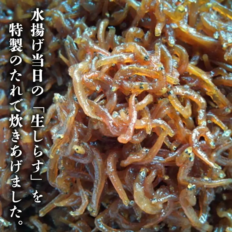 生炊しらす佃煮160g×6パック(茨城県共通返礼品 北茨城市) しらす 佃煮 茨城県 [BV004sa]