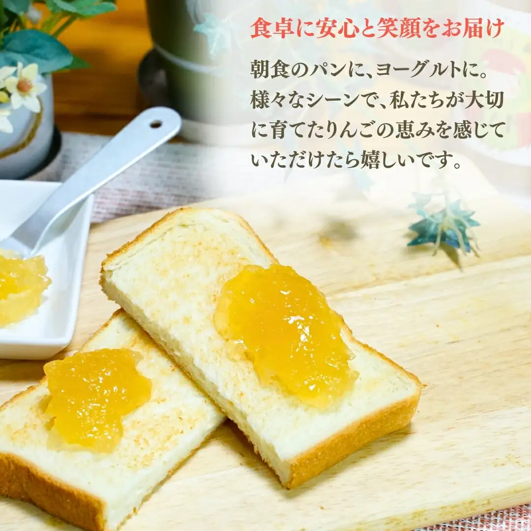 りんごジャム(サンふじ) 3個入り [中島農園] |りんごジャム