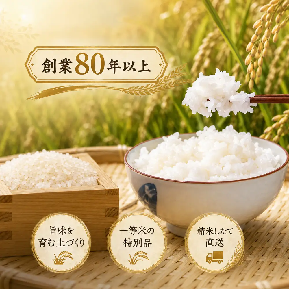 【令和8年先行予約】一等米コシヒカリ 白米 10kg | ファームいちまる 