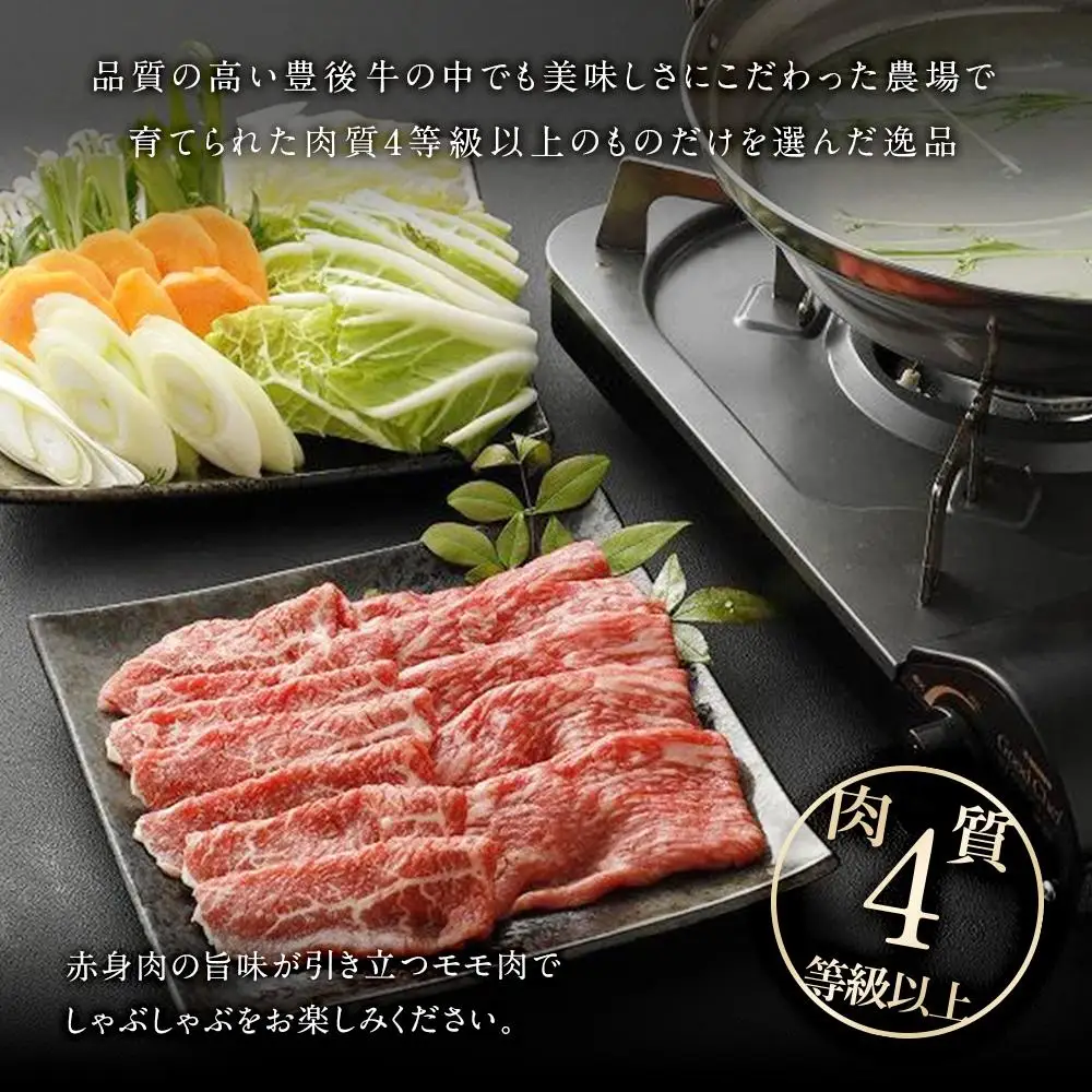 【おおいた和牛】ももしゃぶしゃぶ用（600g）｜ 肉質4等級以上 こだわりの逸品 | しゃぶしゃぶ