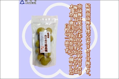 紀州産かりかり南高梅 90g×10個＝900g【0949-3】