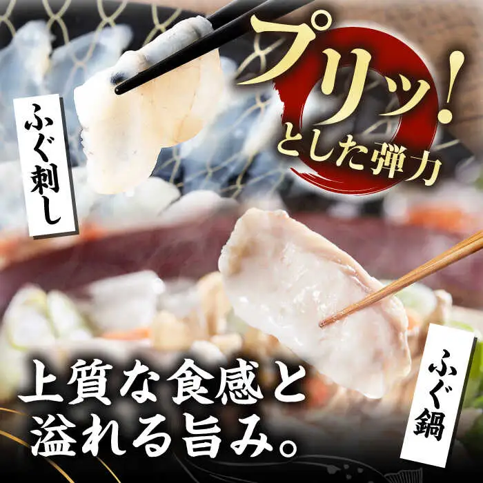 【全6回定期便】壱岐産 とらふぐ 刺身＆鍋セット 2人前 [JDT031]