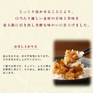 金山寺みそ 476g × 2袋 計 952g 小分け おかず味噌 そのまま 食べるみそ みそ ご飯 お茶漬け 生野菜 ちりめん 焼魚 まろやか 甘味 旨味 芳醇な味わい 国産 安心 紀州名物 加工食品 食品垣内みそ店 お取り寄せ お取り寄せグルメ 和歌山県 湯浅町 送料無料_T6026
