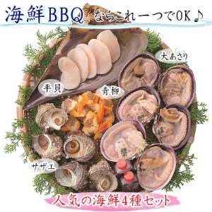 手間いらず!大満足の『天然貝のBBQセット』 [配送不可地域：離島]