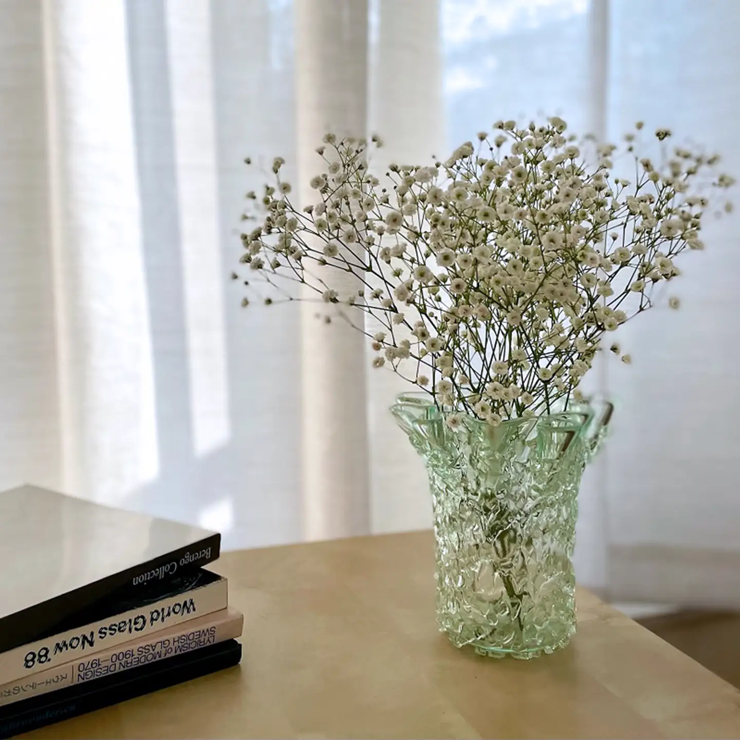 「フリットＶＡＳＥ（Ｌ）」 ｜ 花器 花瓶 ガラス ミラーズウサ