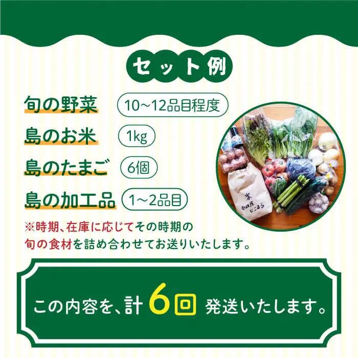 【全6回定期便】壱岐産食材詰め合わせBOX「野菜」 [JBF016] 138000 138000円