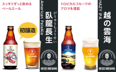 70-08Aクラフトビールおすすめチョイス3本セット（HEISEI BREWING）