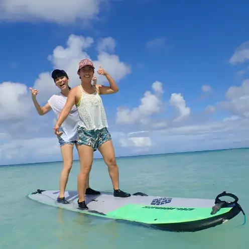 【ハレタオーシャンサポート】沖縄の海を満喫！【SUP体験＆シュノーケリング】2名様
