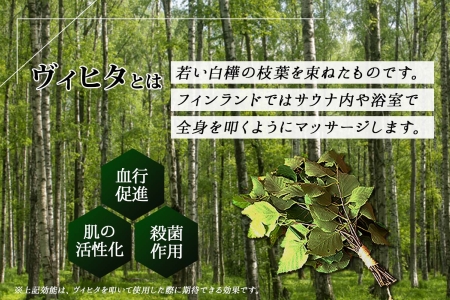 ヴィヒタ 乾燥タイプ 3束 北海道 白樺 ヴィヒタ 乾燥 ドライ アロマ ウィスク インテリア サウナグッズ サウナ テントサウナ 北海道 弟子屈町 30000円 1515