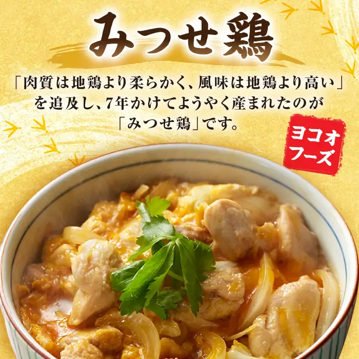 みつせ鶏親子丼セット 1袋2食入り×15袋  鶏肉 おかず セット 惣菜 [FAE122]