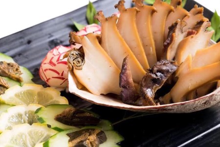 国産黒あわび使用 肝つきあわび煮貝 2～3個入(約160g)