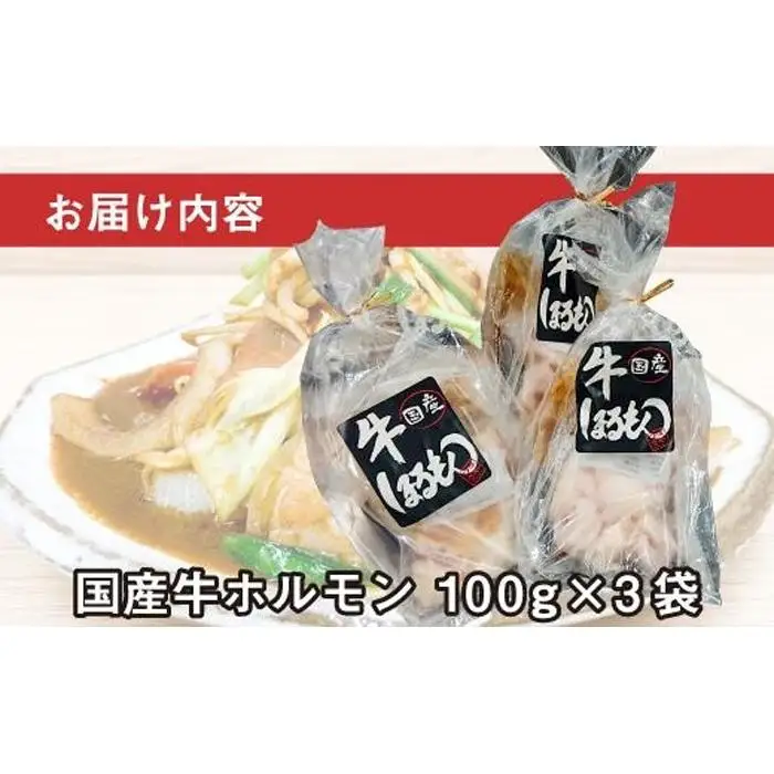 【ビールがすすむ】牛ホルモン（味噌だれ）3パック お肉の旨み弾力  おつまみ