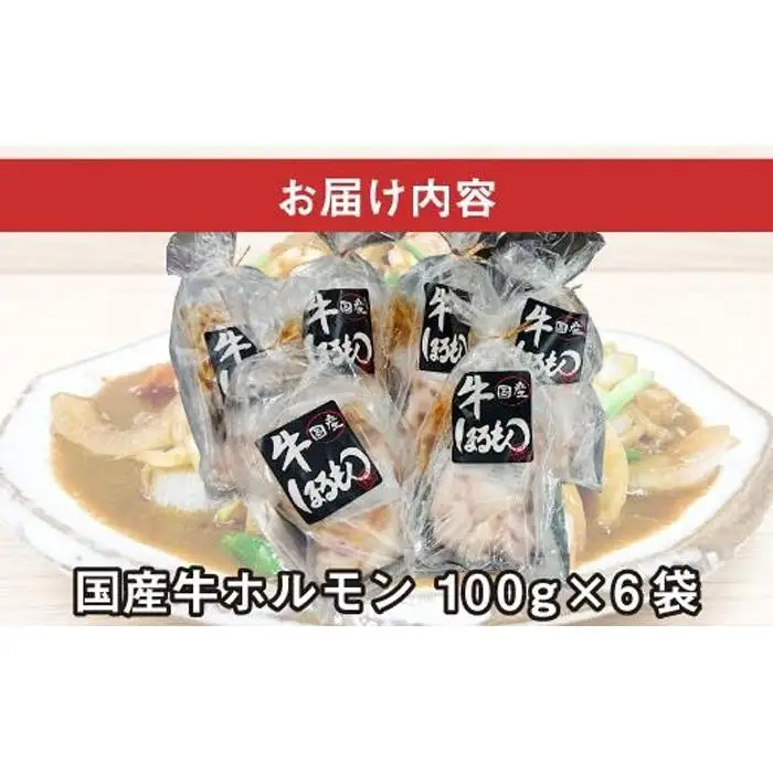 【ビールがすすむ】牛ホルモン（味噌だれ）6パック お肉の旨み弾力  おつまみ