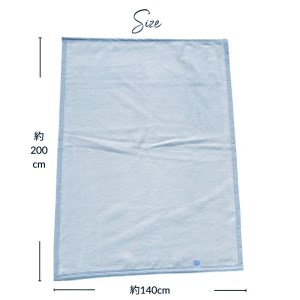 綿毛布(毛羽部分) シングルサイズ (アッシュグリーン) 140×200cm 毛布の町泉大津産 N-MMO140 [2469]