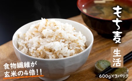 もち麦（600g×3パック）  B130-066