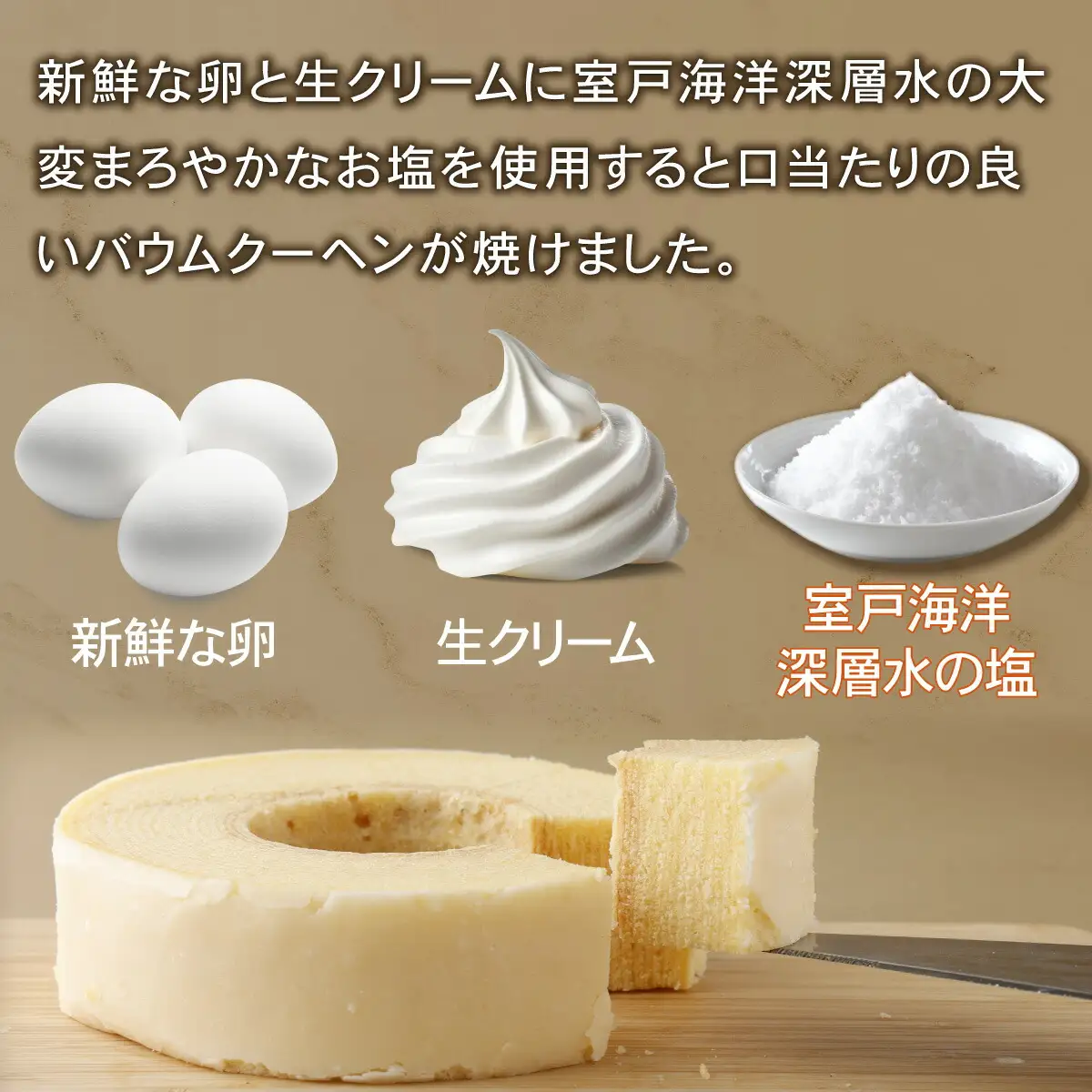 塩バウムクーヘン