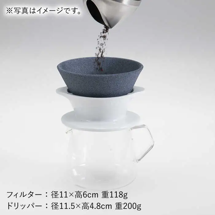 【波佐見焼】ハサミフィルター コーヒーフィルター （ブルー）【マックリカフェ】 [LC16]  父の日 波佐見焼