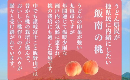 丸亀市産厳選飯南の桃 約2kg 6玉～8玉 【2027年発送】 もも フルーツ