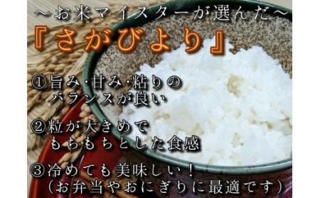 令和7年産 【無洗米】お米マイスター厳選！！ 食べ比べ【さがびより 2kg・夢しずく 2kg】 086-B1031 