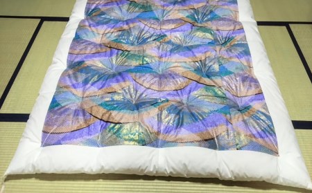 浅井ふとん店】昭和レトロなコットン掛・敷布団セット/シングル