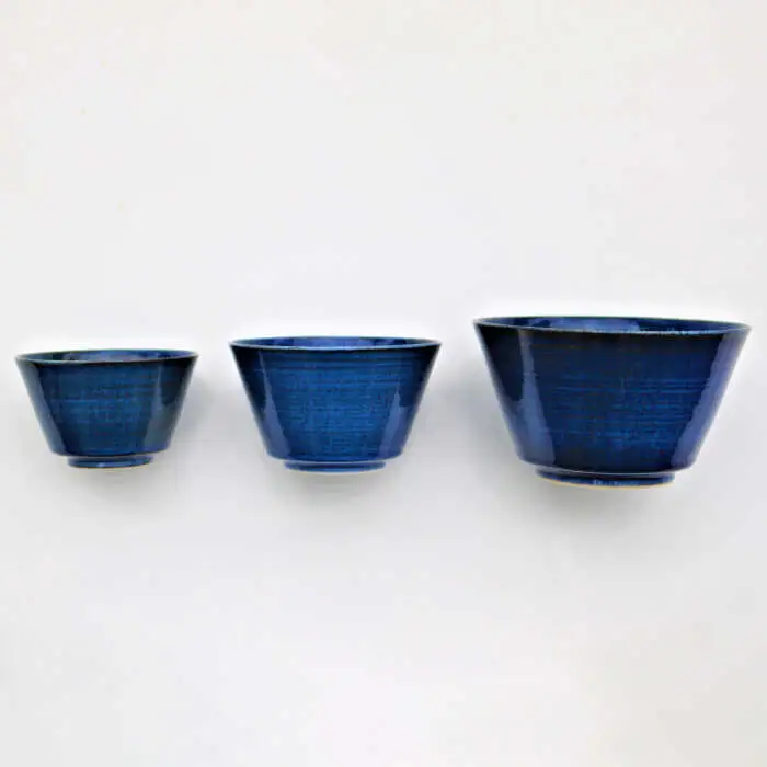 【波佐見焼】藍巻 スタイルボール ボウル （いれこ） 3点セット 食器 皿 【協立陶器】 [TC41] 波佐見焼
