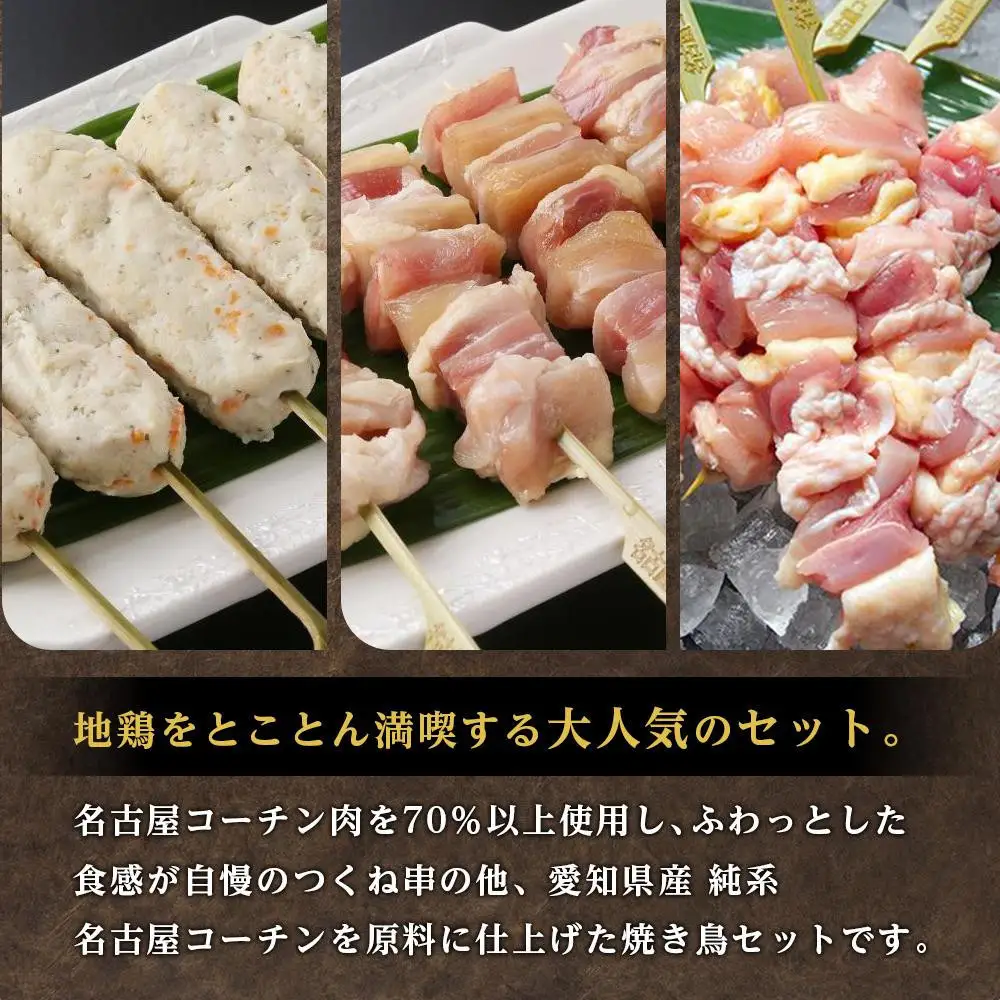 純系名古屋コーチン　焼き鳥バラエティーセット 焼き鳥 地鶏