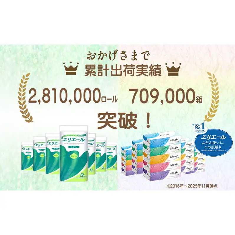 ペーパー詰合せ エリエールコンパクトアソート ペーパー詰合せ【定期便】