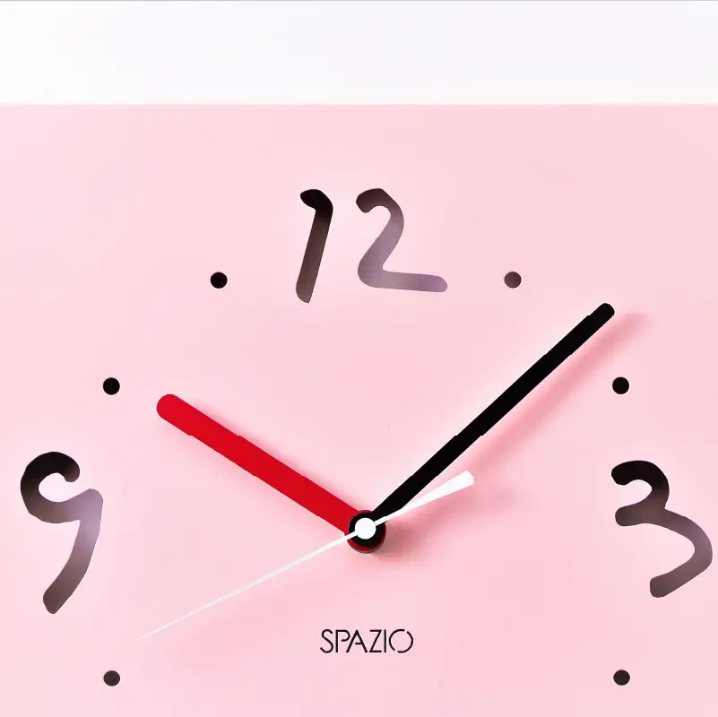 掛け時計SPAZIO(スパツィオ)ローズピンク