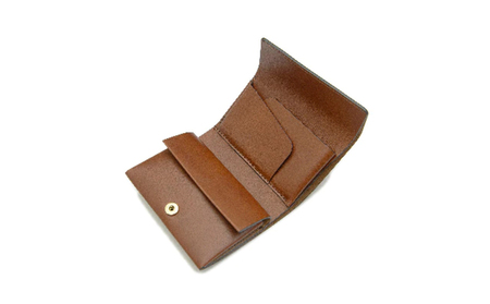 湘南工房 2.5折財布 コンパクトミニ財布【キャメル】