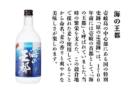 【全12回定期便】壱岐スーパーゴールド22度と海の王都のセット [JDB206] 