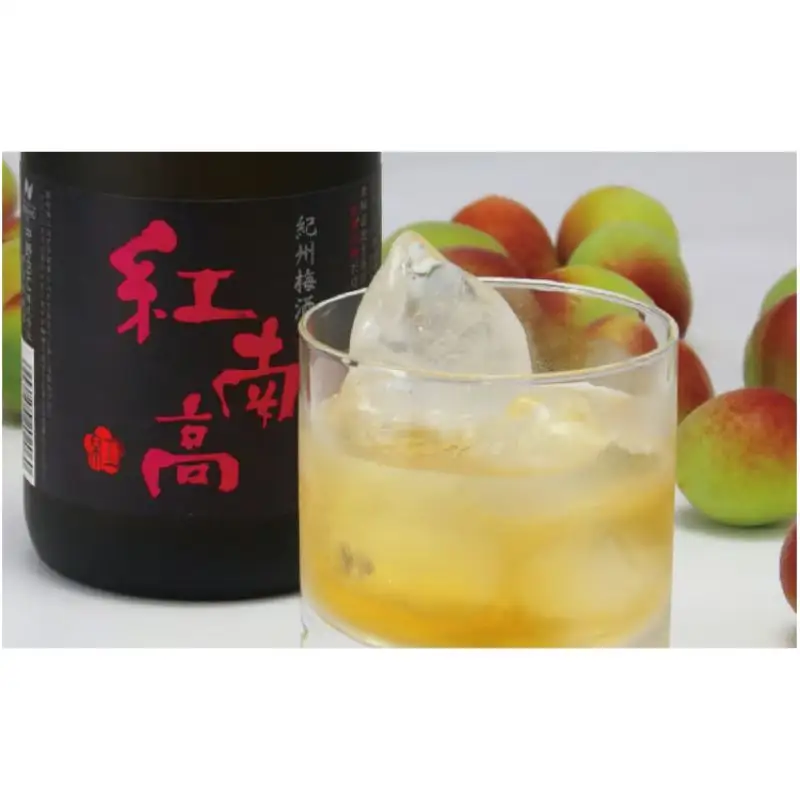  紀州梅酒 紅南高　720ml 化粧箱入り /南高梅 和歌山 リキュール 梅 うめ ウメ 梅酒  【eki116A】
