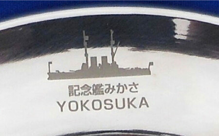 三笠カレー皿セット（カレー皿：直径23cm×深さ3cm、スプーン：長さ18cm）・ハンドタオル（30cm×34cm、水色）【公益財団法人 三笠保存会】 [AKBC005]